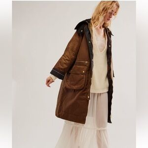 Barbour Tan townfield Waxed Jacket